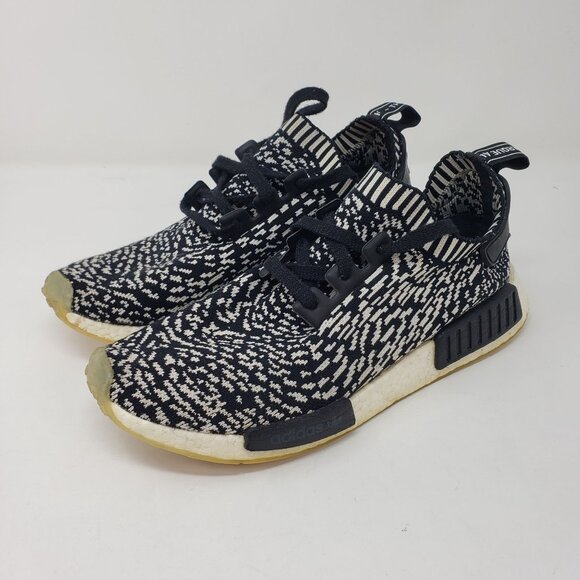 Adidas NMD R1 Sashiko Black & White Size 9.5 - Picture 1 of 8
